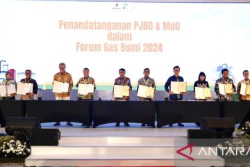 Pertamina EP-Reethau Group menandatangani perjanjian jual beli gas