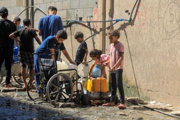 Warga Gaza alami kelangkaan air akut di tengah musim panas