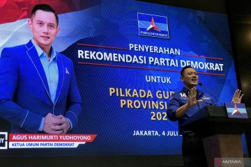 AHY bantah ada tarik-menarik antara komposisi kabinet dan pilkada