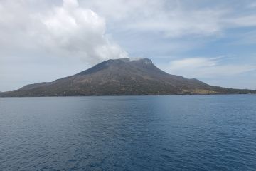 PVMBG catat 47 kali gempa embusan Gunung Ruang di Sitaro