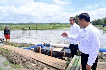 Presiden tinjau pompanisasi Sulsel, pastikan lumbung padi terlindungi