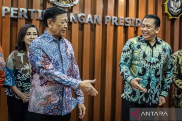 Pimpinan MPR silaturahmi ke Wantimpres jelang transisi politik kepemimpinan nasional