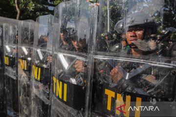 Kodam Diponegoro bersama Polda Jateng gelar simulasi penanganan gangguan keamanan Pilkada 2024