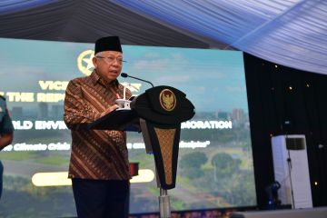 Wapres: Kembangkan teknologi energi terbarukan atasi perubahan iklim