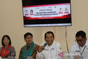 PMI Kabupaten Bekasi mendapat sertifikat akreditasi paripurna