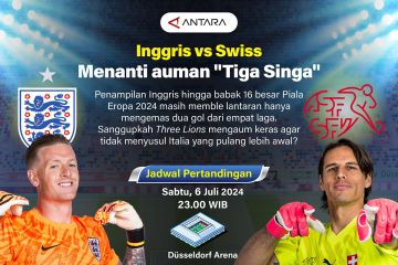 Inggris vs Swiss: Menanti auman Tiga Singa