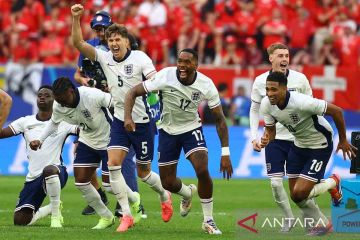 Inggris ke semifinal setelah singkirkan Swiss lewat adu penalti