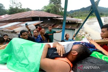 Korban selamat longsor tambang Gorontalo