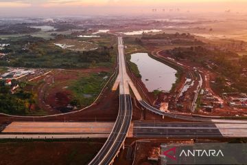 Progres Pembangunan Jalan Tol Serbaja Seksi 1B CBD - Legok Sepanjang 5 ...