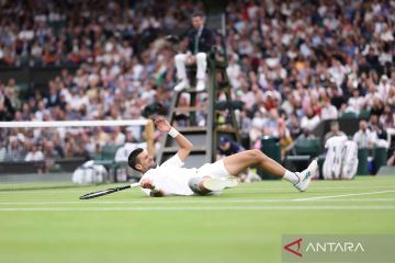 Tumbangkan Rune, Djokovic ke perempat final Wimbledon 2024