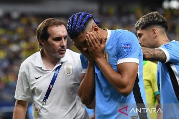 Ronald Araujo absen bela Uruguay lawan Kolombia