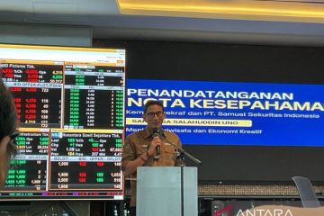 Kemenparekraf-Samuel Sekuritas sepakat perkuat indeks saham parekraf