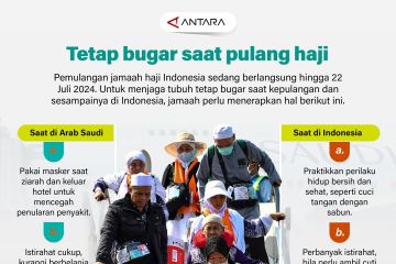 Tetap bugar saat pulang haji