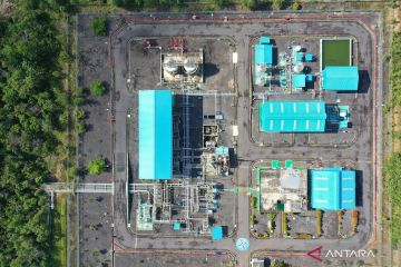 Produksi gas di SPG Pakugajah Sumsel 