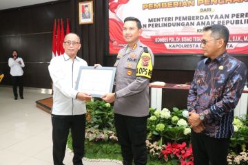 Menteri PPPA beri penghargaan polisi atas inovasi perlindungan anak