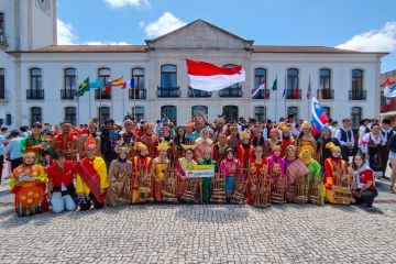 Tim Muhibah Angklung Jabar ikuti festival internasional di Portugal
