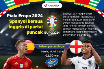 Piala Eropa 2024: Spanyol bersua Inggris di partai puncak