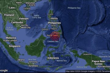 Gempa kuat M 6,6 di Mindanao Filipina terasa hingga Sabah