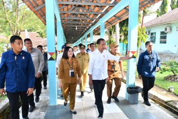 Presiden tinjau pelayanan kesehatan RSUD di Tanggamus Lampung