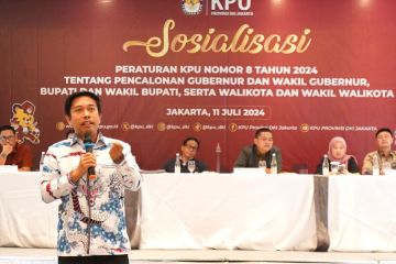 KPU DKI sosialisasikan batas usia calon gubernur sesuai PKPU Nomor 8