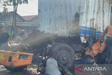 Polisi tuntaskan penanganan kecelakaan truk di Cianjur