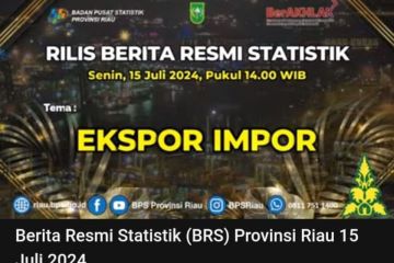 Ekspor Riau Juni 2024 mencapai 1,68 miliar dolar AS 