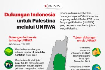 Dukungan Indonesia untuk Palestina melalui UNRWA