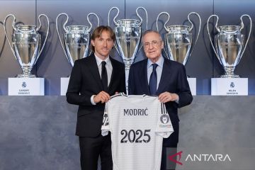 Real Madrid perpanjang kontrak Luka Modric hingga 2025