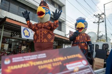 Sosialisasi tahapan pemilihan kepala daerah di Palu