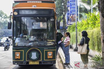 Pengguna  BRT Tayo meningkat