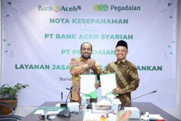 Bank Aceh dan Pegadaian sepakati peningkatan layanan digital