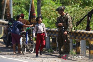 Prajurit Marinir TNI AL dan Marinir AS ikuti latihan GMUK di Situbondo