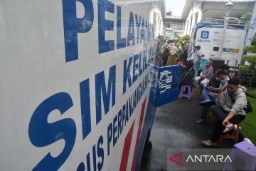 Layanan SIM Keliling hadir di lima lokasi Jakarta pada Selasa