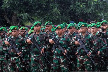 TNI-Polri gelar apel pasukan pengamanan kunjungan Presiden di Papua