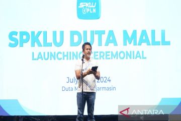 PLN hadirkan SPKLU pertama di pusat perbelanjaan Banjarmasin