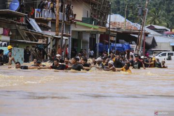 Luapan Sungai Kobe banjiri Halmahera Tengah