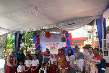 Pertamina beri bantuan PMT untuk Kampung Literasi 26 Ilir Palembang