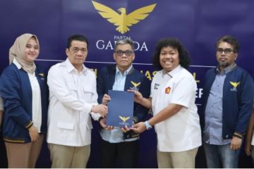 Partai Garuda resmi dukung Ahmad Riza Patria dan Marshel Widianto