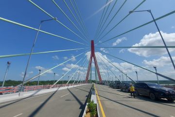 PUPR: Menara Jembatan Pulau Balang terpanjang kedua setelah Suramadu