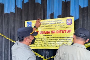 Satpol PP SLeman tutup tujuh toko minuman beralkohol ilegal