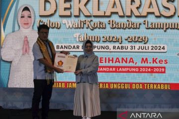 Deklarasi bakal calon wali kota Bandarlampung