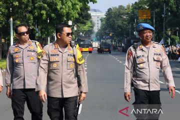 Polisi kerahkan 1.949 personel untuk kawal aksi di Patung Kuda Jakpus