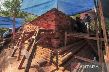 Pemugaran situs Candi Koto Mahligai telah rampung 80 persen