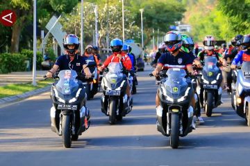96 pembalap ARRC konvoi di Mandalika jelang balapan besok