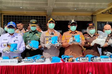 Polres Cilegon musnahkan barang bukti sabu seberat 30 Kg