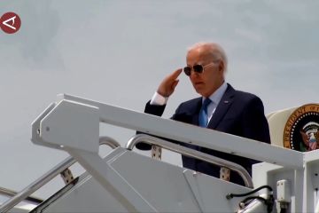 Joe Biden tampil perdana di depan publik usai sembuh dari COVID-19