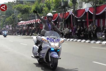 Kirab budaya meriahkan HUT Bhayangkara ke-78 tingkat Polda Jateng