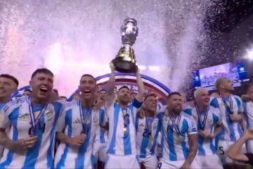 Messi menangis, Argentina juara Copa America 2024