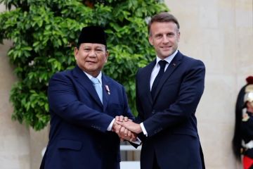 Prabowo temui Presiden Prancis bahas isu keamanan global