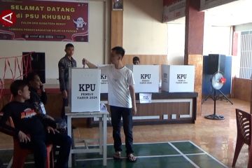 Tingkat partisipasi pemilih ikuti PSU DPD RI di Padang bervariasi